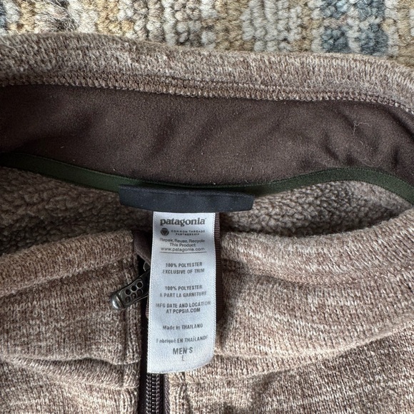 Patagonia Better Sweater Tan Full-Zip Fleece Jacket - men’s Large - Picture 2 of 3